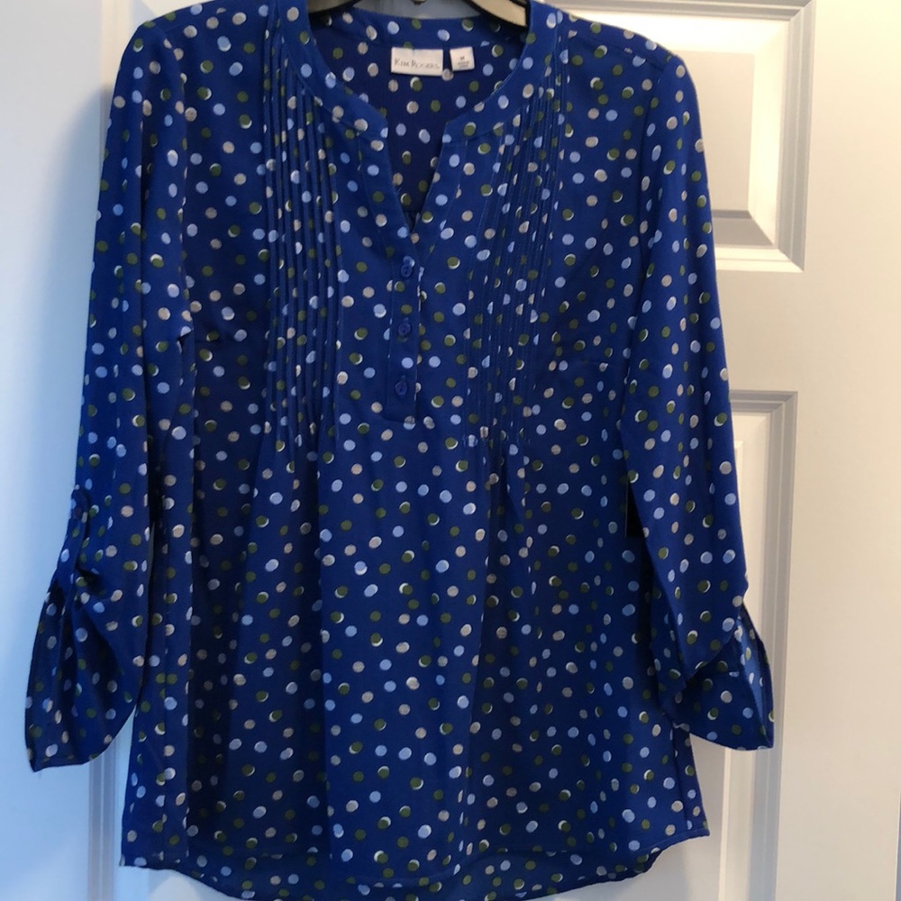 Kim Rogers blue top